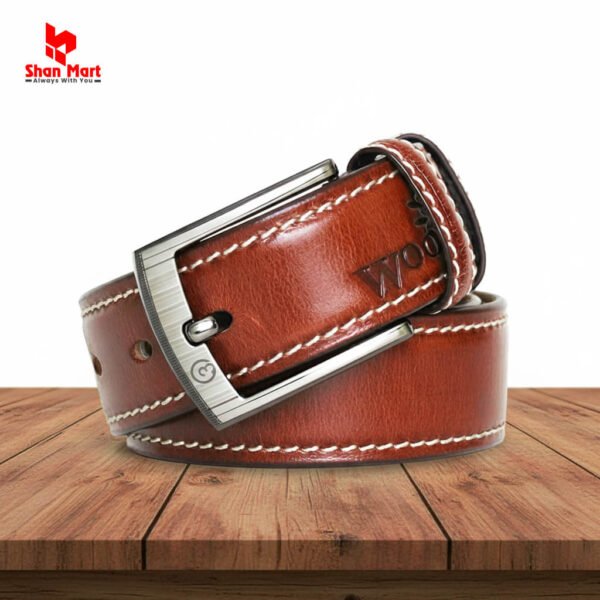 BA72 Men’s Woodland Genuine Leather Belt
