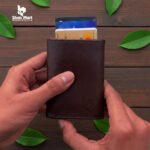 SWG2 Chocolate – RFID Genuine Leather Pop-Up Wallet