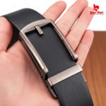 BAF1 Men’s Formal Style Hollowed Automatic Buckle Belt - Image 2